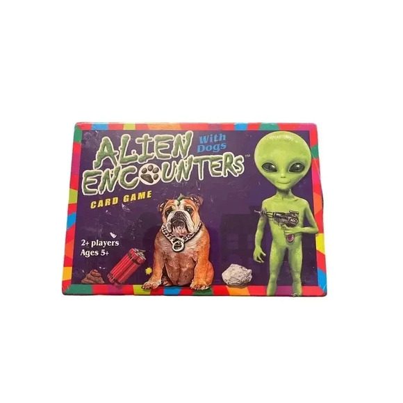 ALIEN ENCOUNTERS WITH DOG CARD GAME - Picture 1 of 2